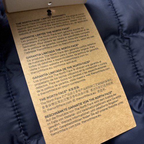 The North Face Thermoball Giacca Uomo Navy Trapuntata Manica Lunga Full Zip Tg 2XL - Foto 10 di 23
