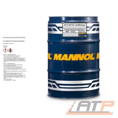 MANNOL 60 L LITER ANTIFREEZE AF12+ LONGLIFE KÜHLERFROSTSCHUTZMITTEL ROT