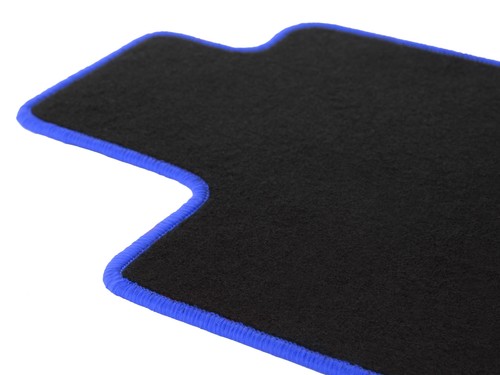 Alfombrillas Coche Terciopelo Opel Tigra B 2003-2008 Completas Con Moldura Azul - Imagen 4 de 11