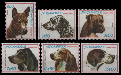 Mosambik 1979 - Mi-Nr. 725-730 ** - MNH - Hunde / Dogs