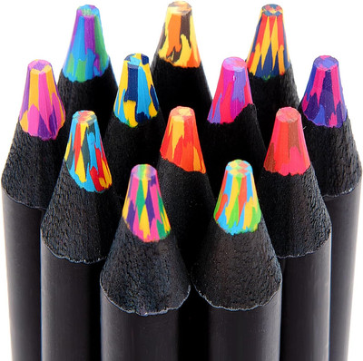 Easter Basket Essentials: 12 Rainbow Pencils for Kids & Teens Arts & Crafts