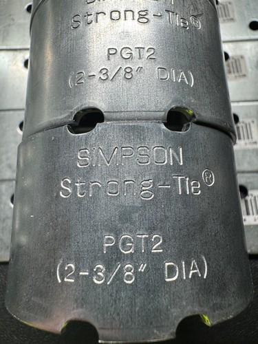 10 NEU - Simpson starke Krawatte PGT2-R Rohrgriff Krawatte, 2-3/8 Zoll. - Bild 2 von 5