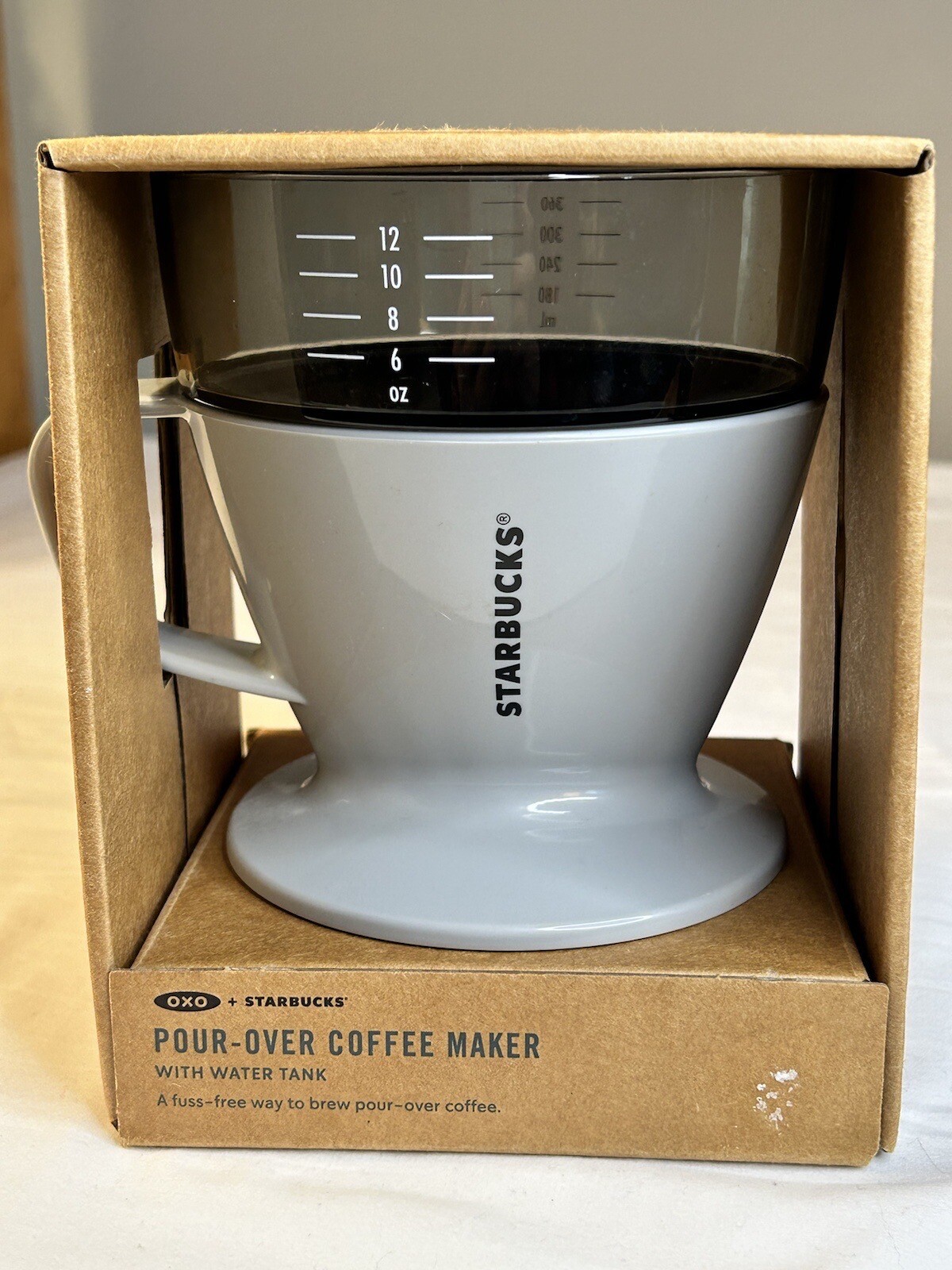 Starbucks OXO Single Serve Auto Drip Pour Over Coffee Maker
