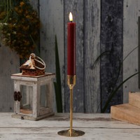 Stabkerzenhalter KerzenstäNder Tafelkerzenhalter Kerzenhalter Gold 15,5Cm