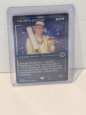 The Fifth Doctor MTG NM Dr Who Rare #0556 Foil | eBay