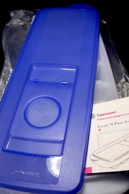 New Tupperware Fresh And Pure Ice Cube Tray- with Bold N  Blue Opening Seal ! 