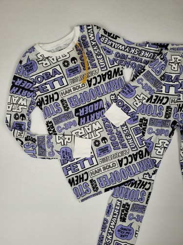 Amazon Essentials Unisex Star Wars 2pc Pajamas Long Sleeve Pants Set XXL 14years - Picture 3 of 5