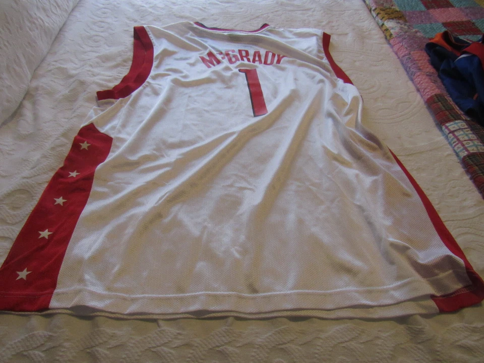 Camiseta deportiva de baloncesto Tracy McGrady, Houston Rockets #1 (Reebok) adulto 2XLarge Foto 2 de 4