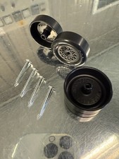    Dominant Lathed Pinewood Derby Wheels  Polished Axles Race Ready SLT