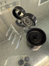 🏁 Dominant Lathed Pinewood Derby Wheels & Polished Axles Race Ready SLT