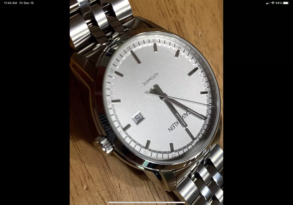 CK Calvin Klein Infinite Automatic Mens Watch ETA 2824-2 Stainless Steel Sapphir