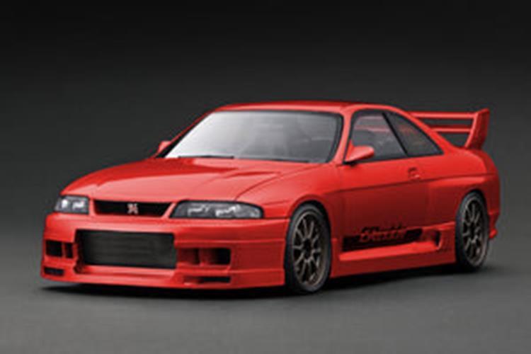 ignition model IG3132 1/18 GReddy GT-R BCNR33 Red Metallic ignition model IG3132 1/18 GReddy GT-R BCNR33 Red Metallic