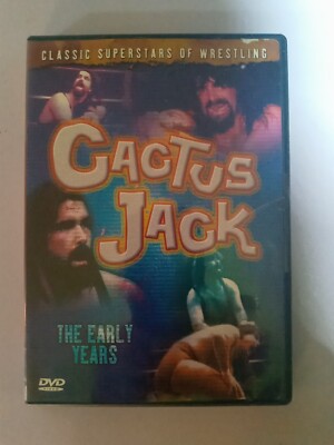  Superstars Of Wrestling: Cactus Jack: The Early Years DVD, 2003, Full Screen 