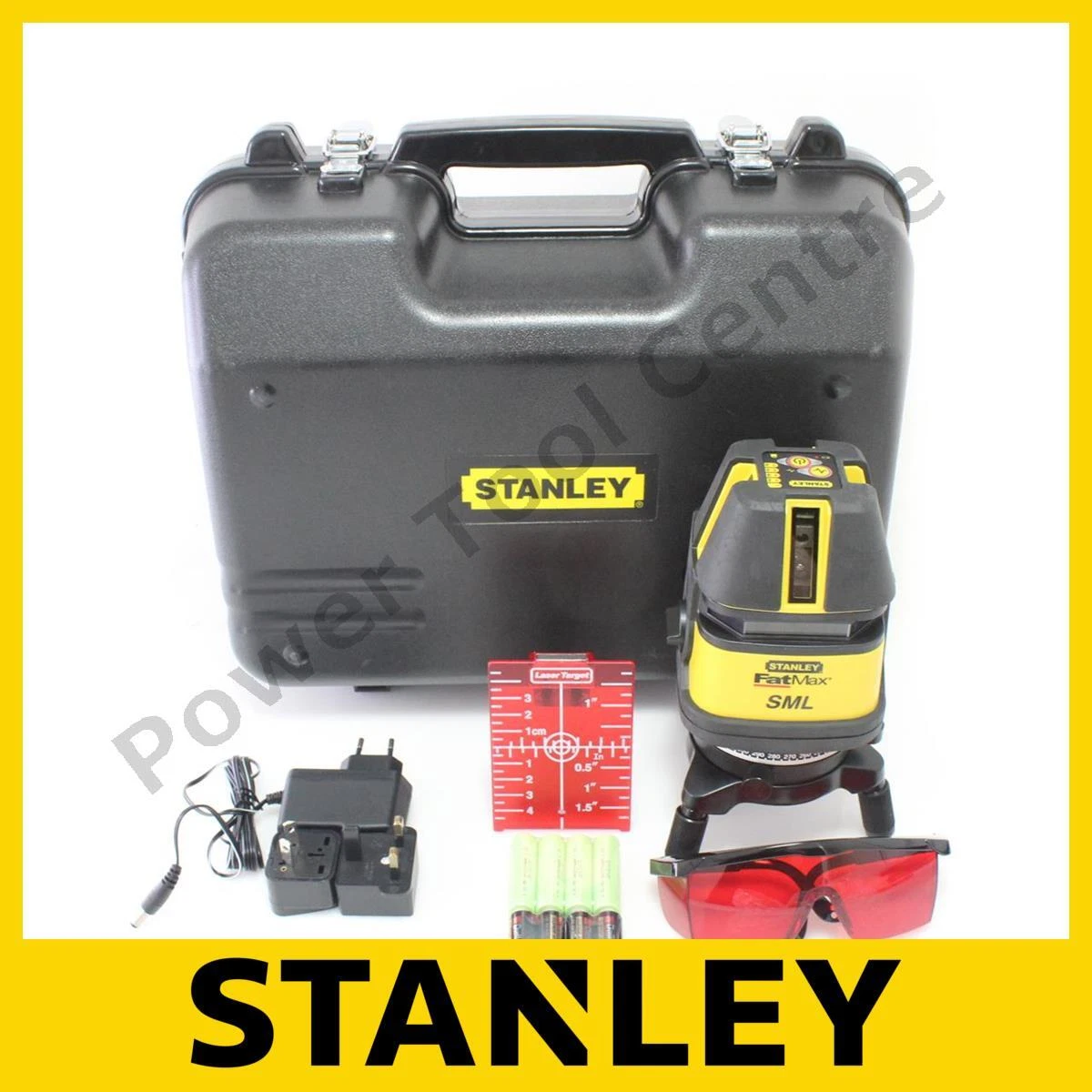 Genuine Stanley FatMax SML FMHT6 97835 Multi Line Red Laser Kit