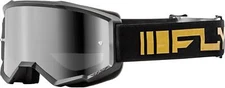 Zone Goggle Black/Gold W/ Silver Mirror/Smoke Lens