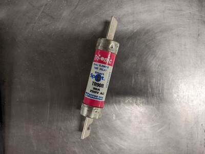 TR90R Fuse Class RK5 - Time-Delay 250VAC 90A [LOT OF 3]