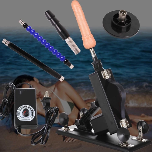 Sex Machine Thrusting Dildo Machine with Suction Cup for Women with 8 Sex Toys - Picture 10 of 62