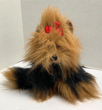 Ty Classic Yappy Yorkshire terrier 8.5 in T Plush Stuffed Animal Dog Puppy Toy