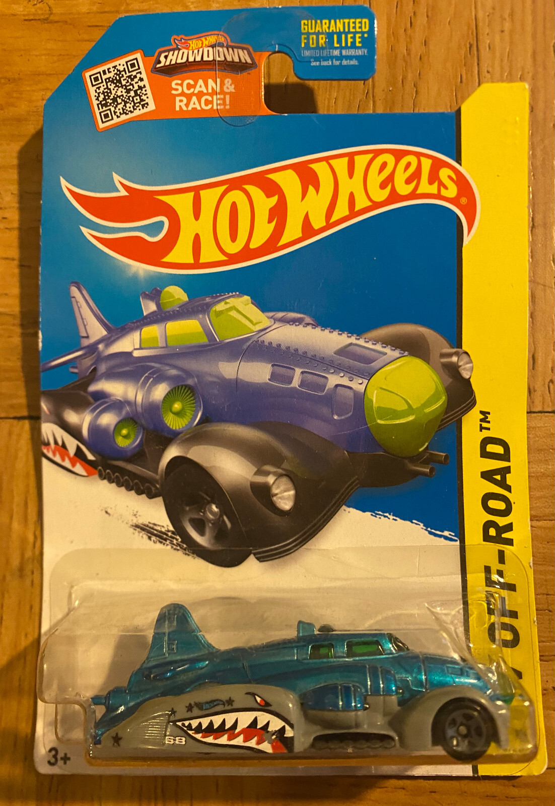 2015 Hot Wheels #93 HW Off-Road/Sky Show FAST FORTRESS Blue/Gray w/Gray 5 Spokes