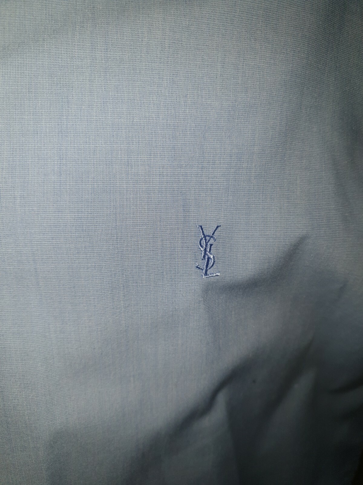 SUPERBA CAMICIA DA UOMO DI MARCA YVES SAINT LAURENT S S 100% COTONE UK GRANDE PREZZO SPECIALE £85