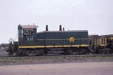 E.J.& E # 311 SW 1200 original Kodachrome slide  at US Steel Gary In. July 2000