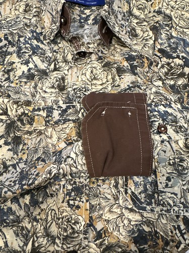 Georg Roth Long Sleeve Button Up Shirt Mens Large Floral - Picture 5 of 5