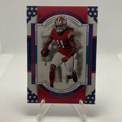 2023 Panini National Treasures Stars & Stripes Brandon Aiyuk 11/13 Jersey Match 