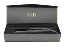 SOLEIL IR + WIDE 1.5" INFRARED FLAT IRON, Black MSRP $450