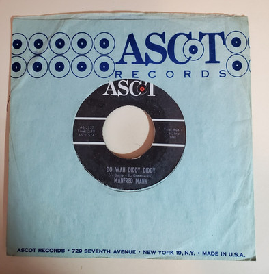 Manfred Mann DO WAH DIDDY DIDDY / WHAT YOU GONNA DO? (45) #2157 PLAYS VG++