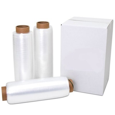 18'' x 1500' 80 Gauge 8 Rolls Pallet Wrap Stretch Film Hand Shrink Wrap 1500FT