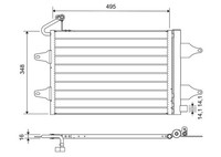Valeo 812735 Klimaanlage Kondensator (Mit Trockner) Passt Zu: Seat Cordoba, Ibiz