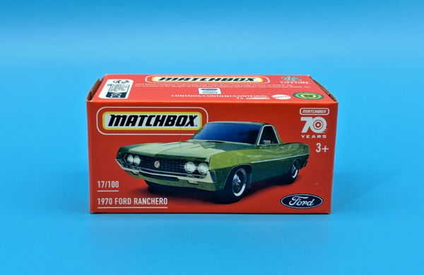 Matchbox Power Grabs 2023 - 1970 Ford Ranchero - 17/100 - MB1354 HLD57 NEW 2023-image