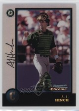 1998 Bowman Chrome Refractor AJ Hinch #216 0nr3