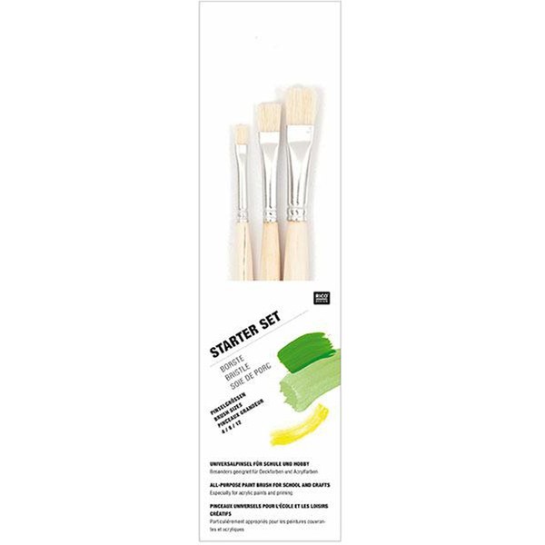 Roco Design Pinsel Starter Borsten Set 3 Tlg In Verschiedenen GrößEn-image