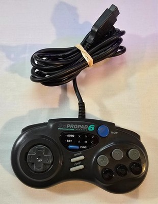 Sega Genesis SG Propad 6 Controller with Turbo  Features 3rd Party Tested Works