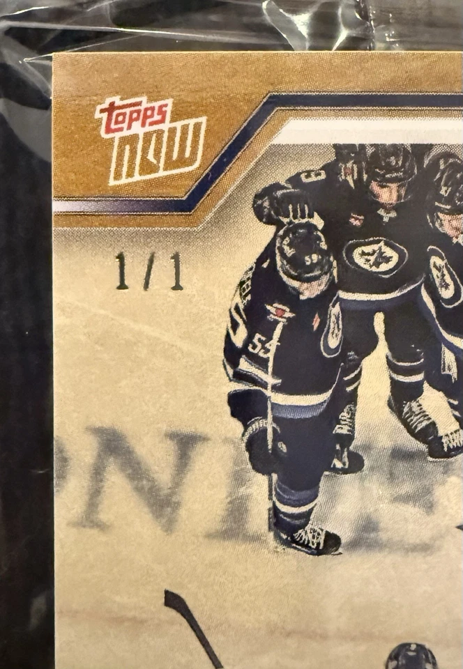 2024-25 NHL TOPPS NOW® Sticker #158 🏒 Winnipeg Jets Presidents Trophy GOLD 1/1 - Image 2 of 4