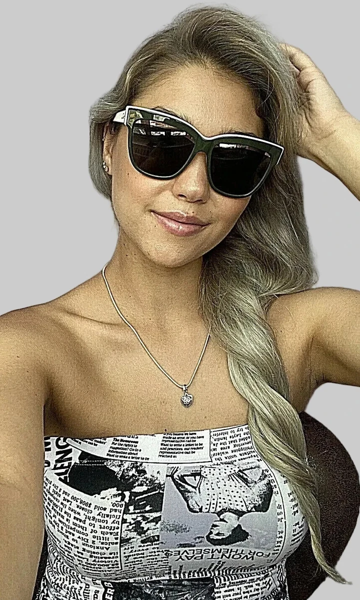 Dior Cat Eye Sunglasses White for Women for sale | eBay