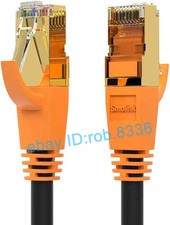 Cat 8 Ethernet Cable 1.5FT Short Shielded RJ4...