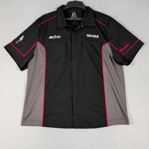 BRP Shirt Mens XL Black Ski-Doo Team Rotax XPS Brembo Pit Crew Racing