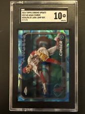 2024 Topps Chrome Update #USC145 Adam Cimber Aqua Blue Lava Lamp /175