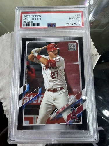 2021 Topps Mike Trout Black /70 Angels #27
