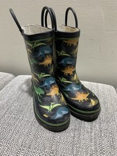 Western Chief Boys Size 9/10 Dinosaur Rain Boots