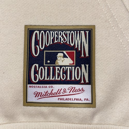 Mitchell & Ness Sweatshirt Hoodie Herren M Ivory Yankees Cooperstown - Bild 6 von 9