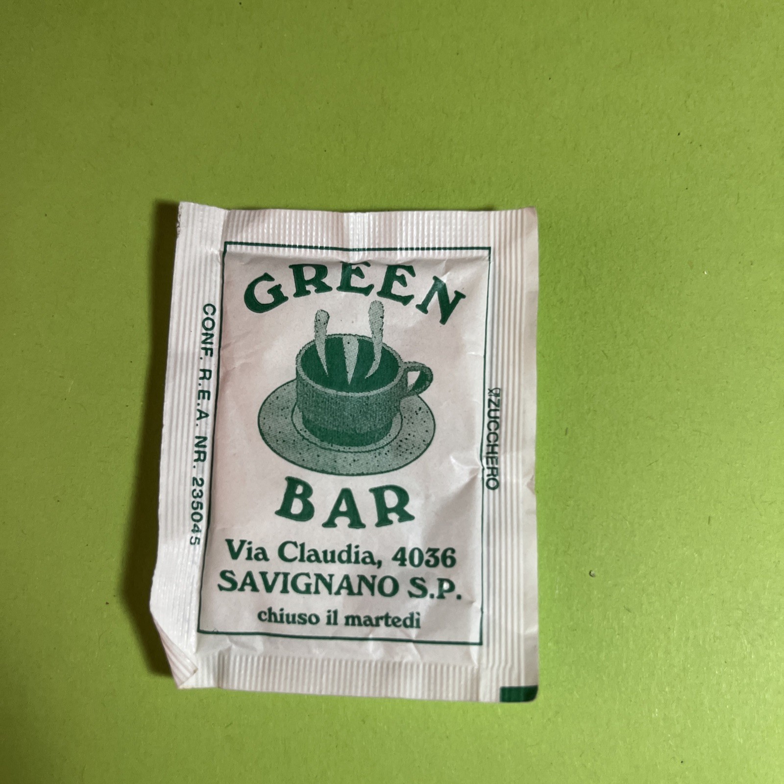 GREEN BAR VIA CLAUDIA - SAVIGNANO S.P. - BUSTINA DI ZUCCHERO
