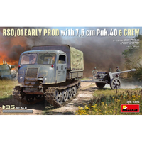 RSO/01 Early Prod.With 7,5 Cm PAK.40 & Crew Kit 1:35 Miniart Kit Mezzi Militari