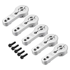Aluminum Servo Horn 25T M3 Thread Silver, for Futaba Savox Xcore HL Go Tech,5pcs