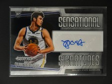 Quinten Post RC 2024-25 Panini Prizm Black Sensational Signatures Auto [3hk