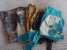 Job Lot of 5 VINTAGE 40's 50's 60's 70's Half Aprons - St Michael & others