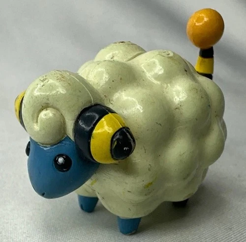 Pokemon Mareep PVC Mini Figure Tomy Nintendo VTG Toy 2" 1999