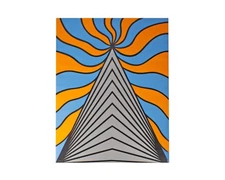 Nicholas Krushenick 1967 Serigraph Print